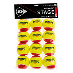 Pelotas De Tenis Dunlop Mini Tennis Stage 3 Red, 12er